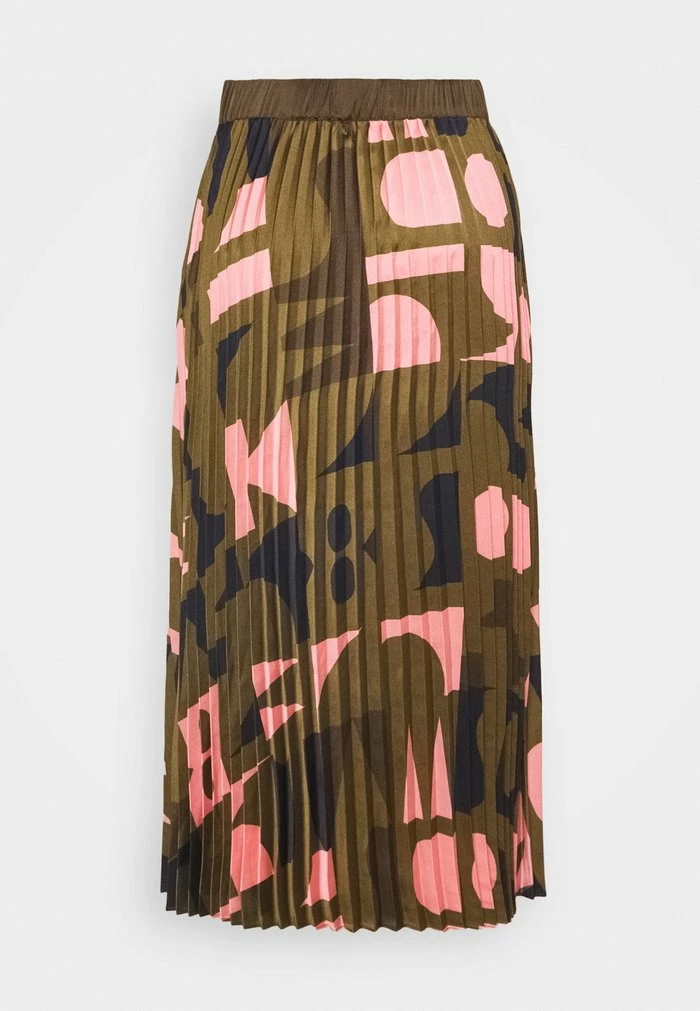 Scotch & Soda SKIRT - Jupe Plissée - Mottled Olive 2 Scotch & Soda SKIRT - Jupe Plissée - Mottled Olive – Image 2