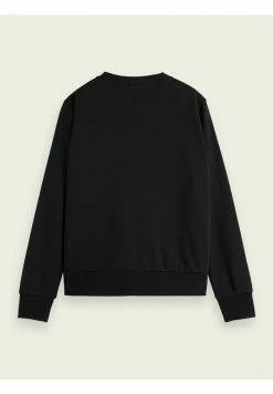 Scotch & Soda REGULAR-FIT GRAPHIC - Sweatshirt - Black -Scotch & Soda Soldes a9d687221d164b17b50db0c6f46fe23a