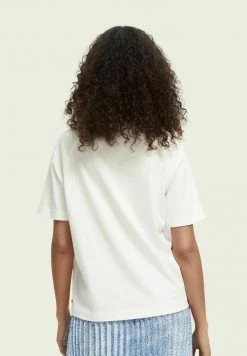 Scotch & Soda T-shirt Imprimé - Off White -Scotch & Soda Soldes a9e9fef28e4c4d1da5fd7bea0584a76c