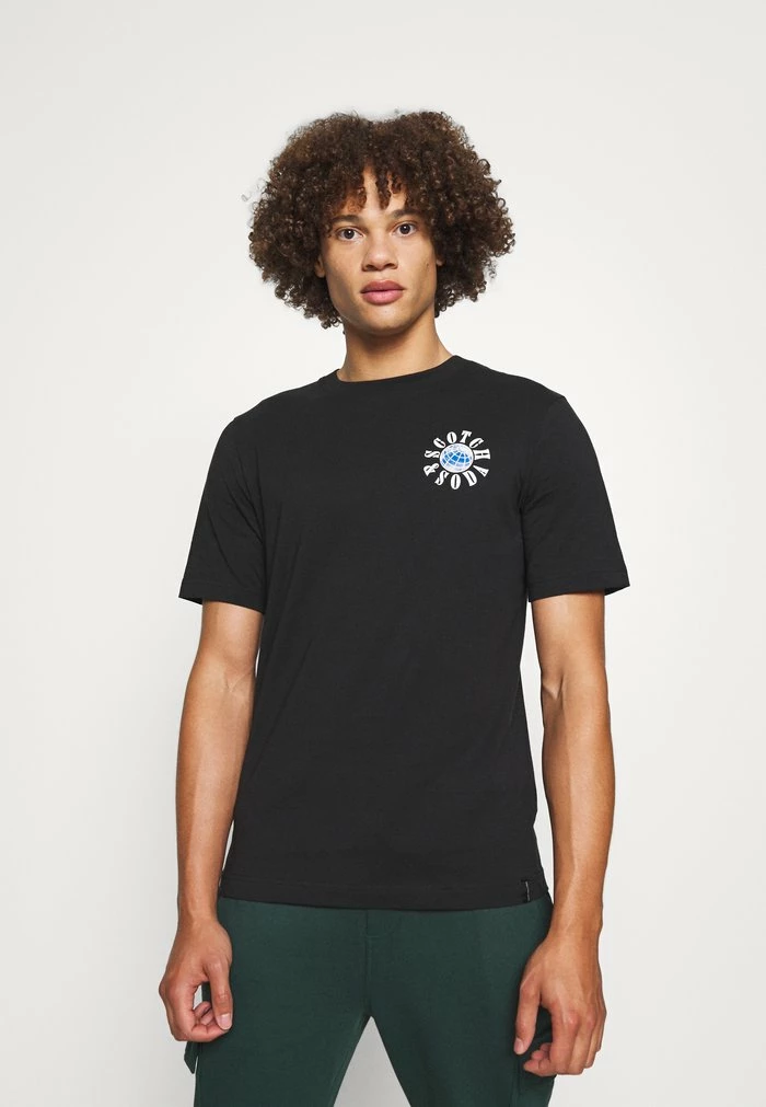Scotch & Soda GRAPHIC LOGO - T-shirt Imprimé - Black 1 Scotch & Soda GRAPHIC LOGO - T-shirt Imprimé - Black