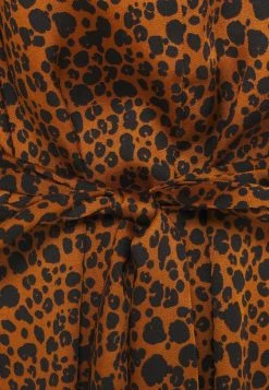 Scotch & Soda PRINTED DRESS WITH WAIST TIE AND VOLUMINOUS SLEEVE - Robe De Jour - Combo -Scotch & Soda Soldes aa44c80ce08b4ffebefcc224d7928d9b