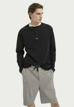 Scotch & Soda T-shirt à Manches Longues - Black