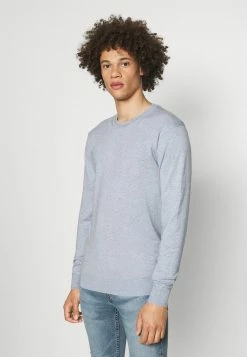 Scotch & Soda CLASSIC CREWNECK - Sweatshirt - Blue Melange -Scotch & Soda Soldes aa721cbe917e439d8deba99a5cdd2156