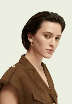 Scotch & Soda Chemisier - Moss -Scotch & Soda Soldes aa8b67bb3fc4429787192d44cd2b4ab6