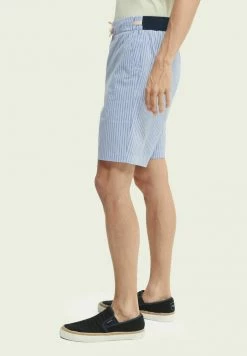 Scotch & Soda FAVE POPLIN - Short - Blue -Scotch & Soda Soldes aabb463dc6f74294a21ac642733f4852