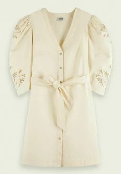 Scotch & Soda Robe De Jour - Beige -Scotch & Soda Soldes aad839b1cd92488e99c830fdb720c3bd
