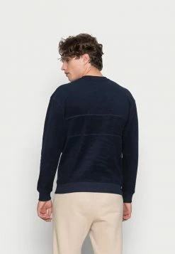 Scotch & Soda CUT AND SEWN BRUSHED FELPA CREWNECK - Sweatshirt - Denim Blue -Scotch & Soda Soldes abfb10135275457a920894443d984ea7