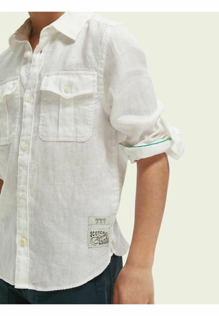 Scotch & Soda Chemise - Off White 4 Scotch & Soda Chemise - Off White – Image 4