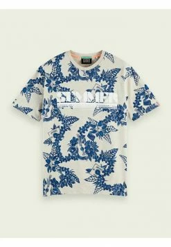 Scotch & Soda T-shirt Imprimé - White Blue 11 Scotch & Soda T-shirt Imprimé - White Blue -Scotch & Soda Soldes ae26c277bd6b49bd8f2e98d078e72d43