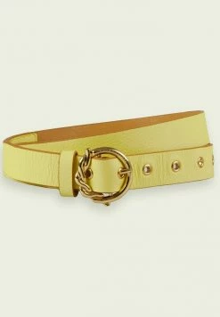 Scotch & Soda Ceinture - Lemon -Scotch & Soda Soldes ae30945df5d142a28c0ef275df46f8f0