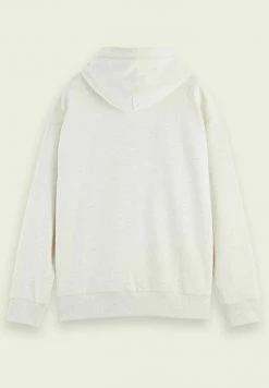 SCOTCH & SODA GRAPHIC REGULAR-FIT HOODIE - Sweat à Capuche - Grey Melange -Scotch & Soda Soldes ae768a3d018245098795bd4575c3b044