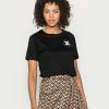 Scotch & Soda CREW NECK REGULAR FIT SHORT SLEEVED WITH GRAPHIC - T-shirt Imprimé - Black