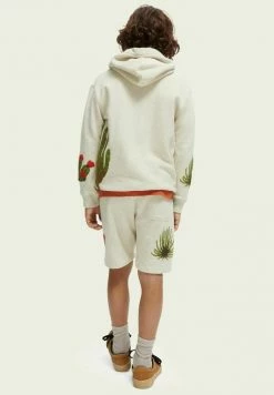 Scotch & Soda Sweat à Capuche - Ecru Melange -Scotch & Soda Soldes aee8a93187ca4ff3824a5c4cd178b2fb