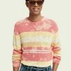 Scotch & Soda STRIPED SWEATER WITH BLEACH TIE-DYE - Pullover - Combo A
