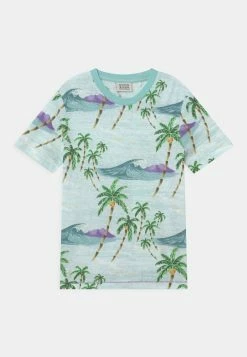 Scotch & Soda RELAXED - T-shirt Imprimé - Light Blue