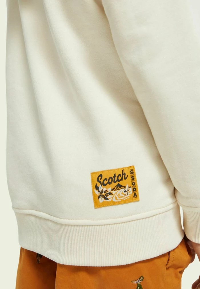 Scotch & Soda OVERSIZED - Sweat à Capuche - Ecru 5 Scotch & Soda OVERSIZED - Sweat à Capuche - Ecru – Image 5