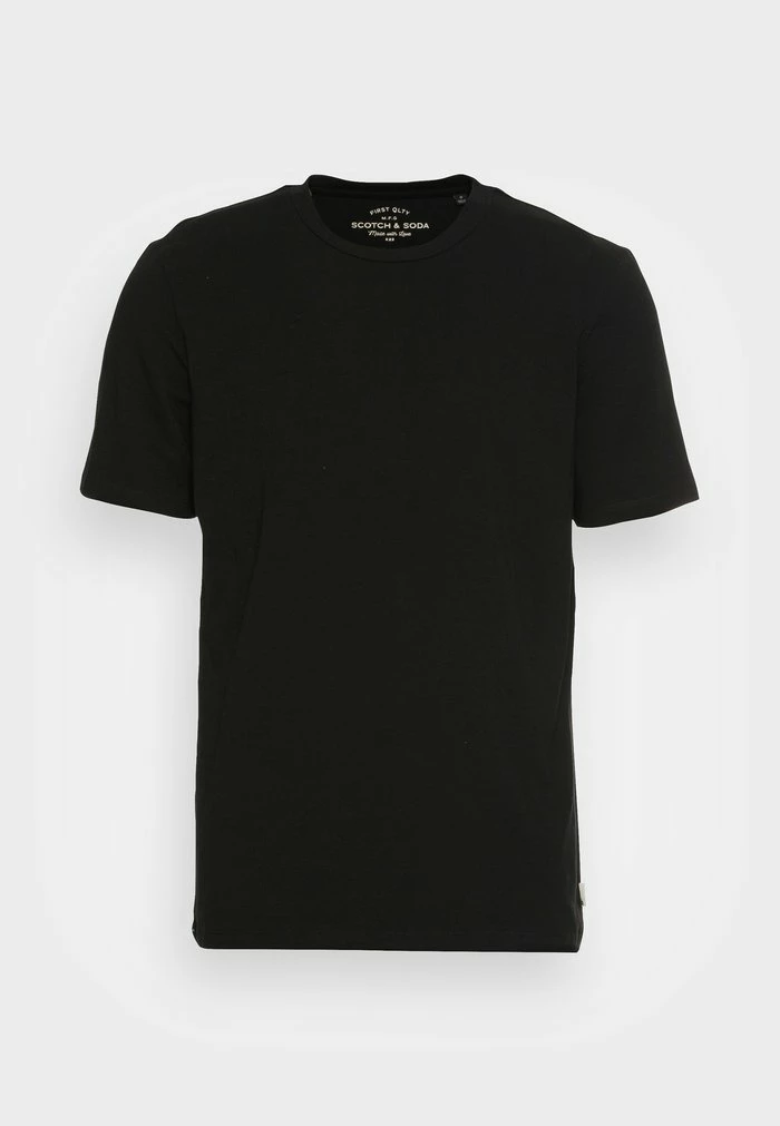 Scotch & Soda CLASSIC CREWNECK TEE - T-shirt Basique - Black 4 Scotch & Soda CLASSIC CREWNECK TEE - T-shirt Basique - Black – Image 4
