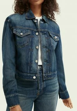 Scotch & Soda Veste En Jean - Heartbreak -Scotch & Soda Soldes b243bc9447f9421d8ea77c79b6dbbc5f