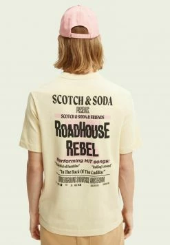 Scotch & Soda GRAPHIC - T-shirt Imprimé - Desert Stone -Scotch & Soda Soldes b2f78109351c4cc1a90ebde71df20da7