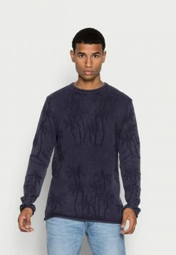 Scotch & Soda STRUCTURED JACQUARD CREWNECK - Pullover - Combo