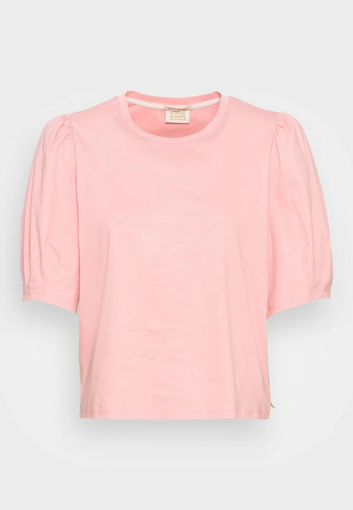 Scotch & Soda CROPPED WITH VOLUMINOUS SHORT SLEEVES - T-shirt Basique - Watermelon 4 Scotch & Soda CROPPED WITH VOLUMINOUS SHORT SLEEVES - T-shirt Basique - Watermelon – Image 4