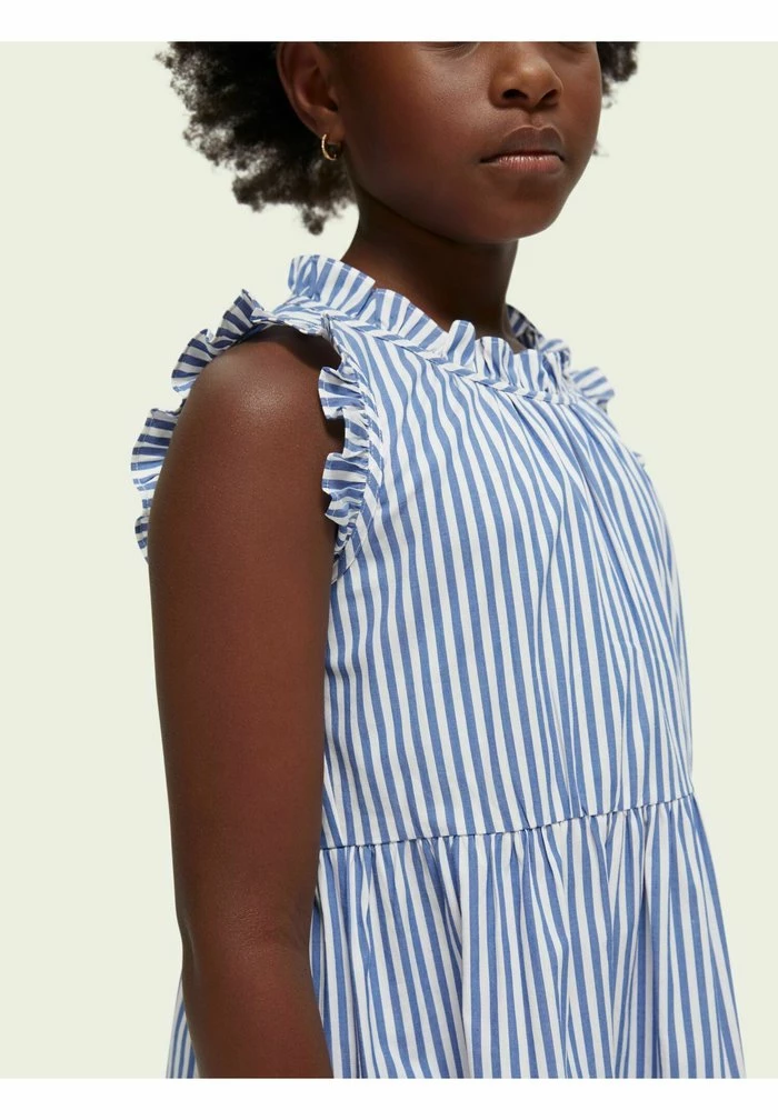 Scotch & Soda CRISPY WIDE FIT - Robe De Jour - Blue 5 Scotch & Soda CRISPY WIDE FIT - Robe De Jour - Blue – Image 5