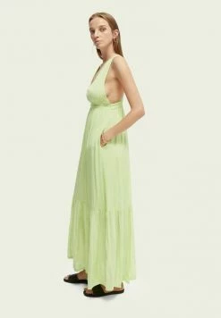 Scotch & Soda Robe Longue - Lime 11 Scotch & Soda Robe Longue - Lime -Scotch & Soda Soldes b5111cc6354143b28ce598b9fdee4a43