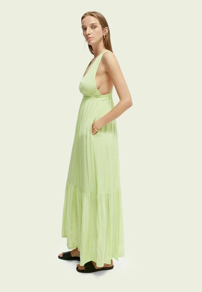 Scotch & Soda Robe Longue - Lime 5 Scotch & Soda Robe Longue - Lime – Image 5