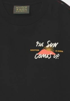 Scotch & Soda ABEL SKATE FIT ARTWORK - T-shirt Imprimé - Black -Scotch & Soda Soldes b51a48c5111b4d268f1736cb0909b16d