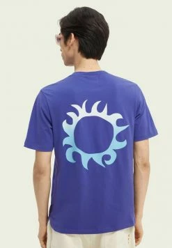 Scotch & Soda T-shirt Imprimé - Priscilla Purple -Scotch & Soda Soldes b576bdac55da47868a562269fb29e6e5