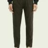 Scotch & Soda PLEATED SLIM-FIT - Pantalon Classique - Khaki