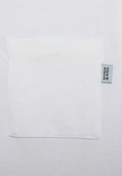 Scotch & Soda REGULAR FIT CHEST POCKET - T-shirt Basique - White -Scotch & Soda Soldes b6342a746e894fb893995268c184ad61