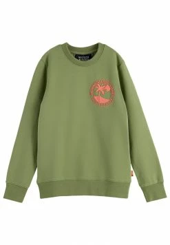 Scotch & Soda Sweatshirt - Military -Scotch & Soda Soldes b6770f3ad15f42758088bd2fa188a076