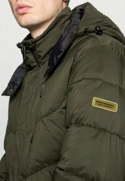 Scotch & Soda HOODED WATER REPELLENT PUFFER JACKET - Veste D'hiver - Utility Green -Scotch & Soda Soldes b6785ce7953646b499996496c6e29c5e