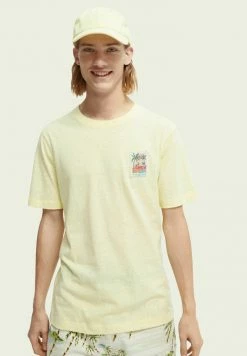 Scotch & Soda REGULAR FIT - T-shirt Imprimé - Lemonade Melange