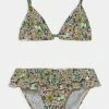 Scotch & Soda ALL-OVER PRINTED RUFFLED SET - Bikini - Light Pink/green