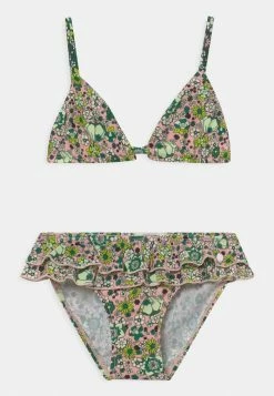 Scotch & Soda ALL-OVER PRINTED RUFFLED SET - Bikini - Light Pink/green