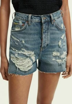 Scotch & Soda Short En Jean - Ocean Tone