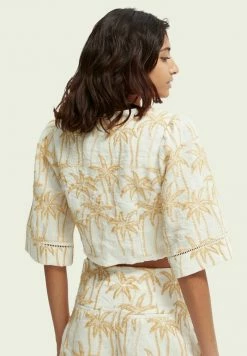 Scotch & Soda EMBROIDERED CROPPED - Blouse - Combo W -Scotch & Soda Soldes b84caf9387bd4ac2af52b3232eeeb897
