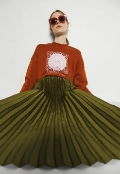 Scotch & Soda Jupe Plissée - Military -Scotch & Soda Soldes b936641ab8dc4f58905535b7a10398a6