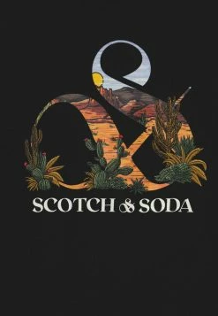 Scotch & Soda EMBROIDERED ARTWORK - Sweatshirt - Black -Scotch & Soda Soldes ba11852347fe47a6b0c7269d3ed52937