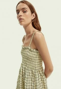 Scotch & Soda SMOCKED MIDI - Robe De Jour - Combo X -Scotch & Soda Soldes ba262eeb68bf4b74a45dc4b8b94f4afa