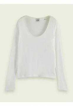 Scotch & Soda LONG SLEEVE - T-shirt à Manches Longues - Off White -Scotch & Soda Soldes bb2dd2c57e58486ab19f4a123ddc2ade