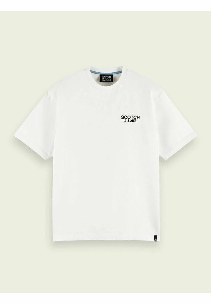 Scotch & Soda T-shirt Imprimé - Denim White 4 Scotch & Soda T-shirt Imprimé - Denim White – Image 4