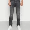 Scotch & Soda Jean Droit - Black On Blue