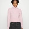 Scotch & Soda TURTLE NECK REGULAR FIT - Pullover - Pink Cloud Melange