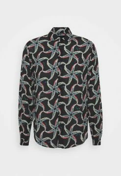 Scotch & Soda RELAXED FIT ALL OVER PRINTED - Chemise - Black/multicolor