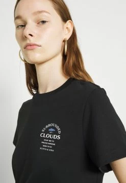 Scotch & Soda WITH GRAPHIC - T-shirt Imprimé - Black -Scotch & Soda Soldes bbfc798d19034d0f8a0f3efd9ba0ecc4