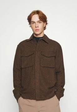 Scotch & Soda RELAXED OVERSHIRT - Veste Légère - Dark Brown