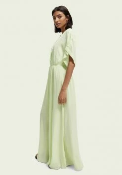 Scotch & Soda Robe Longue - Citrus Green -Scotch & Soda Soldes bc109f6a5b5448f6a86b2f69946399ee